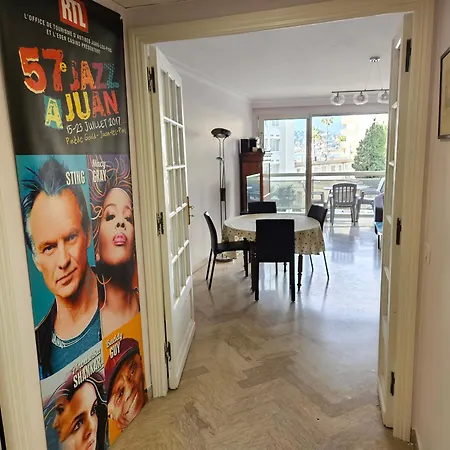 Lägenhet Juan Les Pins Centre Le France Grand 3p Vue